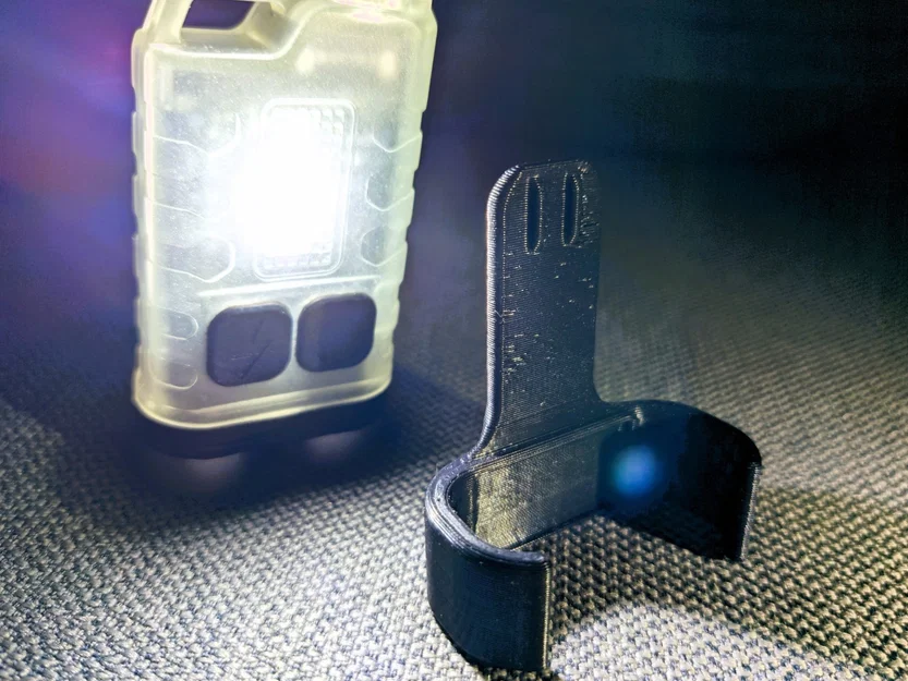 Kẹp đèn pin Boruit V3 cho mũ kiểu bóng chày - Image 1