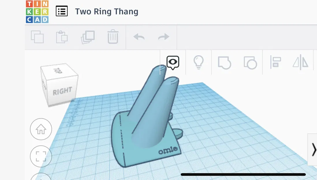 Giá đỡ nhẫn đôi đơn giản cho trang sức - Image 4