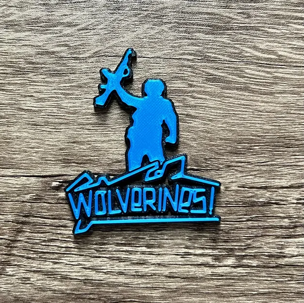 Nam châm WOLVERINES! Red Dawn kích thước 8x3mm - Image 1