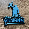 Nam châm WOLVERINES! Red Dawn kích thước 8x3mm - Thumbnail 6