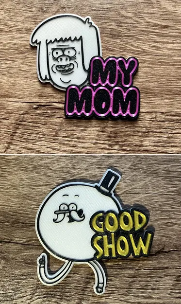 Nam nhân cơ bắp từ Regular Show - Nam châm 8x3mm - Image 4