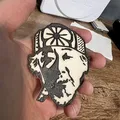 Nam châm Miyagi trong phim Karate Kid (8x3mm) - Thumbnail 1
