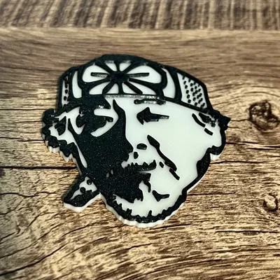 Nam châm Miyagi trong phim Karate Kid (8x3mm)