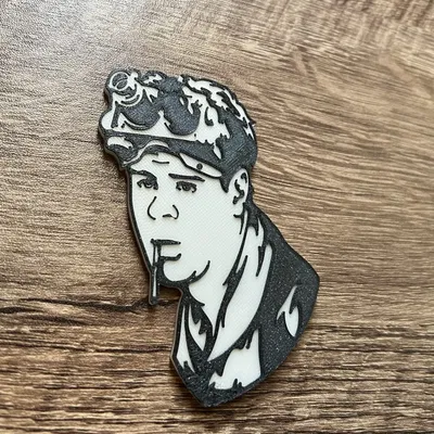 Nhân vật Stay Puft Marshmallow Man với nam châm 8x3mm