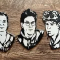 Nam châm Venkman trong Ghostbusters (8x3mm) - Thumbnail 4