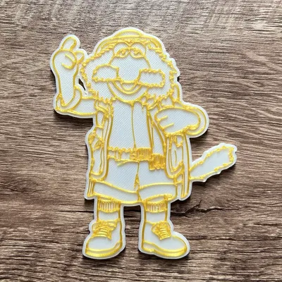 Nam châm Uncle Traveling Matt phong cách Muppet 80s