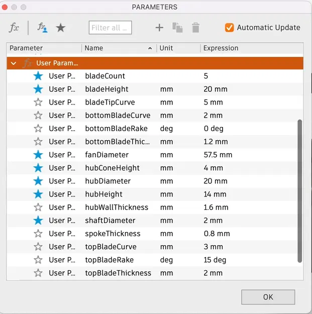 Lưỡi quạt thay thế có thể tùy chỉnh cho máy in 3D - Image 4