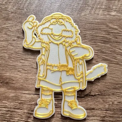 Nam châm Uncle Traveling Matt phong cách Muppet 80s