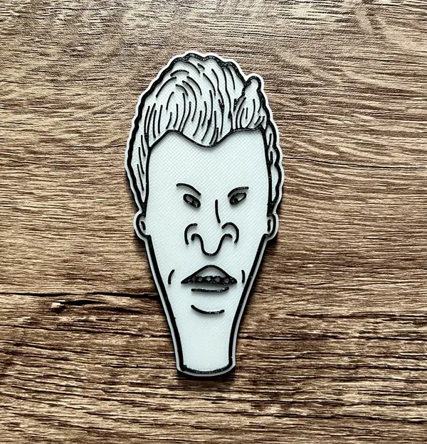 Nam châm Butthead 8x3mm hình Beavis và Butthead - Image 1