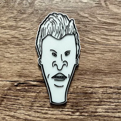 Nam châm Butthead 8x3mm hình Beavis và Butthead