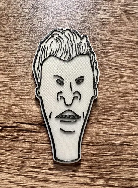 Nam châm Butthead 8x3mm hình Beavis và Butthead - Image 2