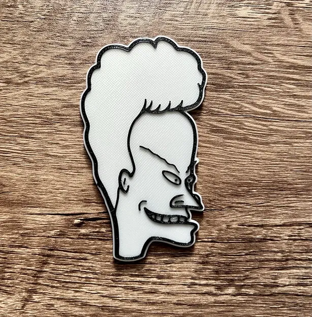 Nam châm Beavis 8x3mm phong cách hoạt hình - Image 1