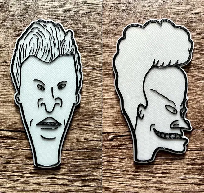 Nam châm Beavis 8x3mm phong cách hoạt hình - Image 4