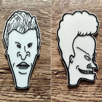 Nam châm Beavis 8x3mm phong cách hoạt hình