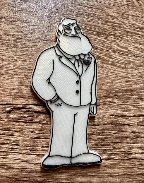 Nam diễn viên Stan trong American Dad với nam châm 8x3mm - Image 2