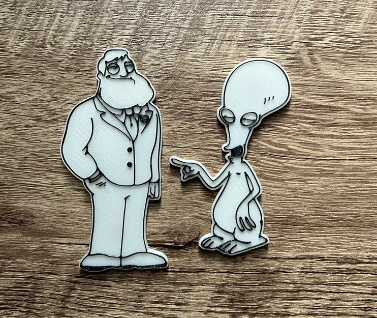 Nam diễn viên Stan trong American Dad với nam châm 8x3mm - Image 4