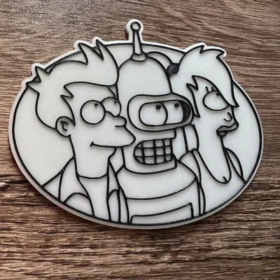 Nam châm Futurama hình Bender (8x3mm)