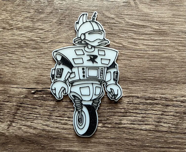 Nam châm Gizmoduck từ Duck Tales (8x3mm) - Image 1