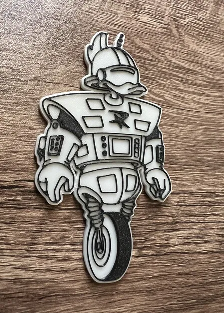 Nam châm Gizmoduck từ Duck Tales (8x3mm) - Image 2