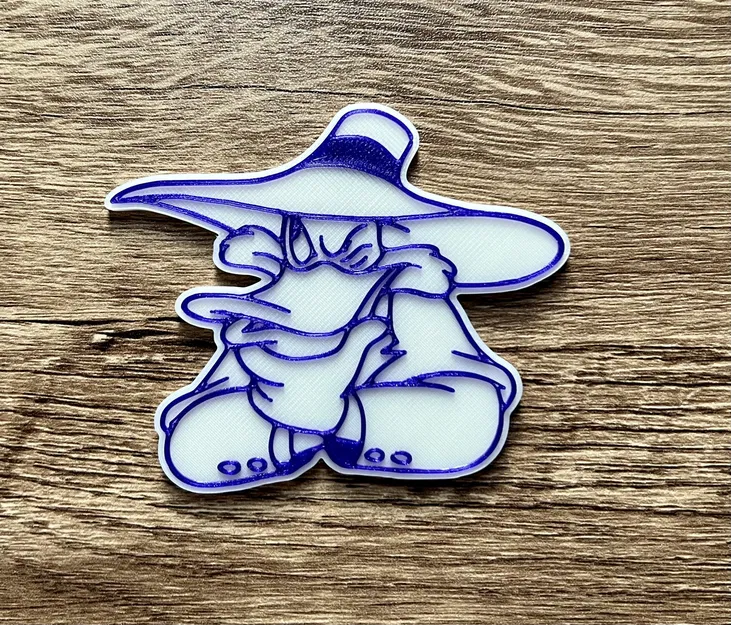 Nam châm vịt Darkwing (nam châm 8x3mm) - Image 1