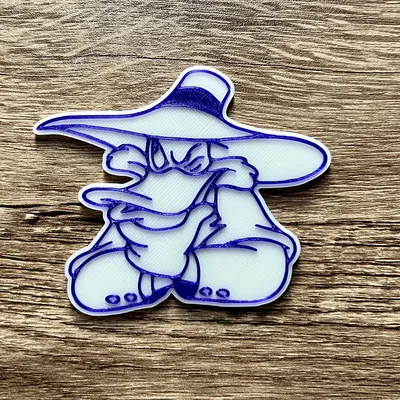 Nam châm vịt Darkwing (nam châm 8x3mm)