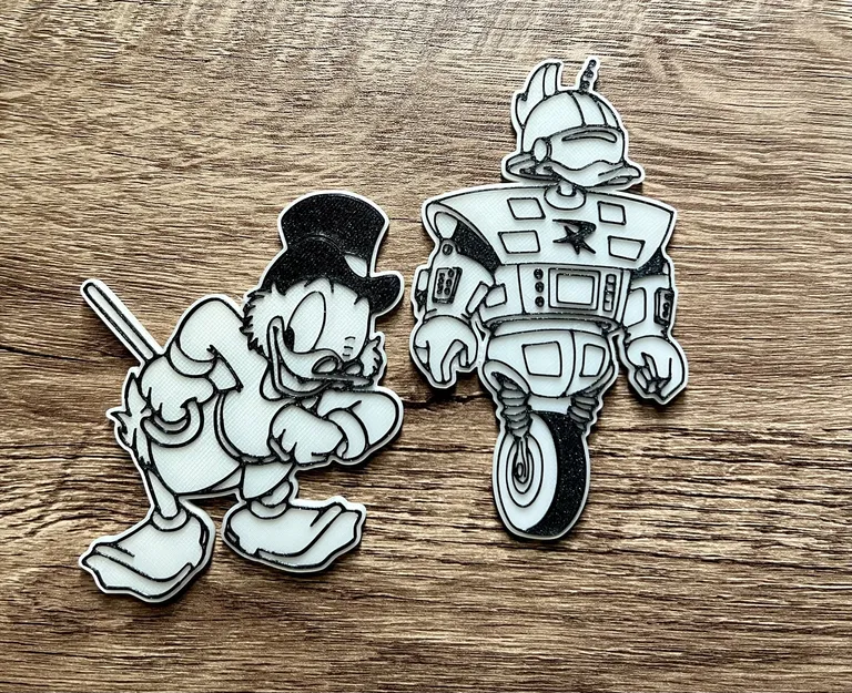 Nam châm Gizmoduck từ Duck Tales (8x3mm) - Image 4