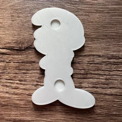 Nam châm Người Smurf Cáu Kỉnh (8x3mm)