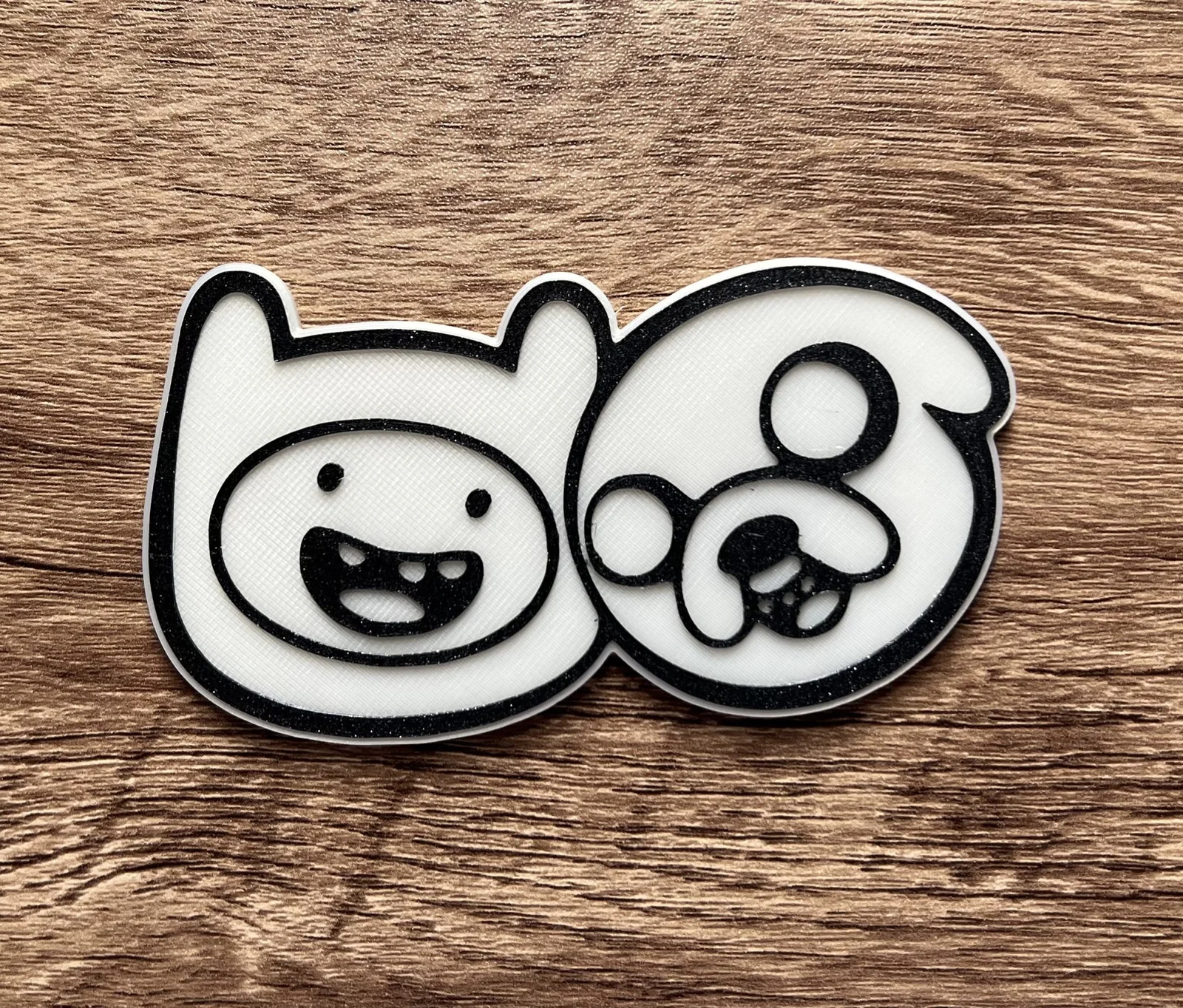 Nam châm Jake và Finn trong cuộc phiêu lưu thời gian (8x3mm) 1