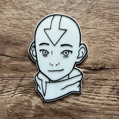 Nam châm Avatar Aang kích thước 8x3mm