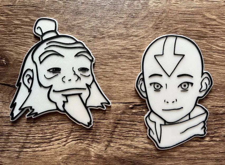 Nam châm Avatar Aang kích thước 8x3mm - Image 2