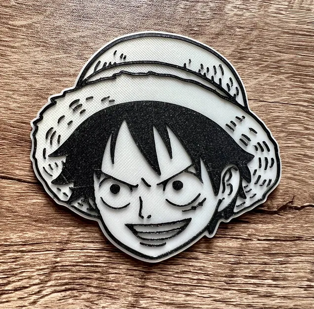 Nam châm Luffy One Piece kích thước 8x3mm - Image 1