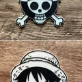 Nam châm Luffy One Piece kích thước 8x3mm - Thumbnail 2