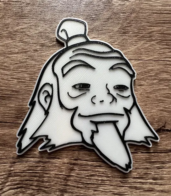 Nam châm Avatar Bác Iroh (8x3mm) - Image 3