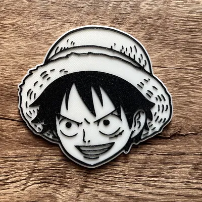 Nam châm Luffy One Piece kích thước 8x3mm