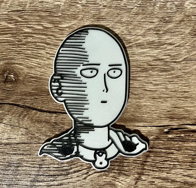 Nam siêu anh hùng Saitama với nam châm 8x3mm - Image 1