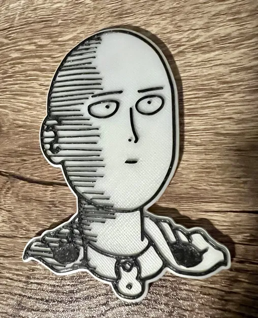 Nam siêu anh hùng Saitama với nam châm 8x3mm - Image 2