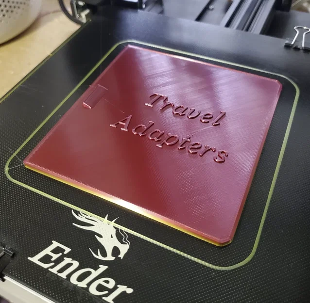 Hộp đựng bộ chuyển đổi du lịch với nắp trượt - Image 3
