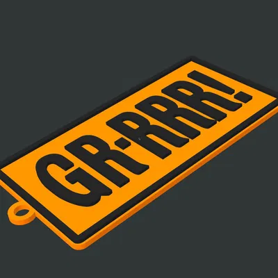 Móc khóa GTO phong cách GR-RRR!