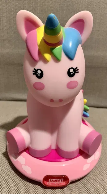 Đầu đèn ngủ hình unicorn Sweet Dreams cho trẻ em - Image 3