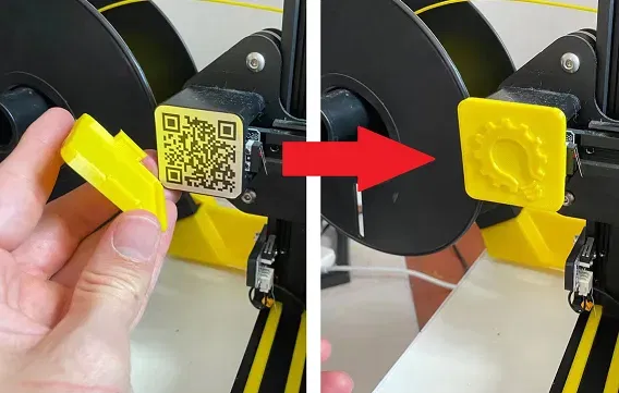 Nắp QR Code cho máy in 3D Ender 3 V2 - Image 1