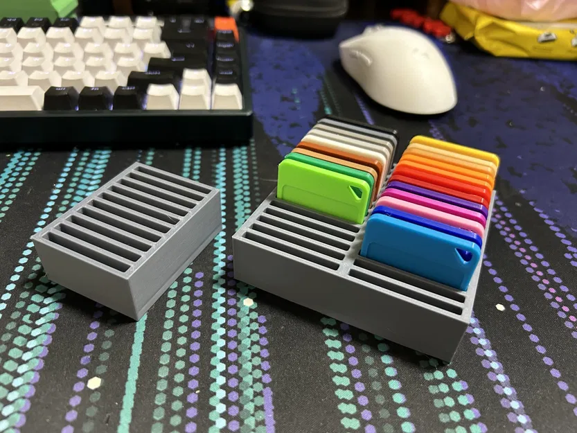 Hộp lưu trữ mẫu màu filament cho máy in 3D - Image 1