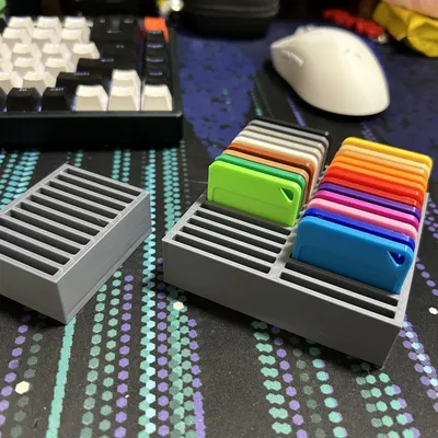 Hộp lưu trữ mẫu màu filament cho máy in 3D