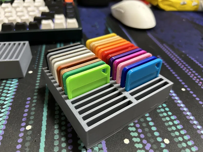 Hộp lưu trữ mẫu màu filament cho máy in 3D - Image 2