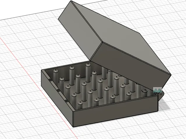 Hộp cuộn chỉ may với khóa nam châm - Image 1