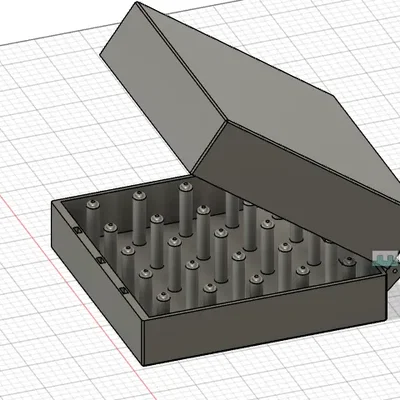 Hộp cuộn chỉ may với khóa nam châm