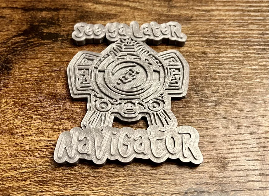 Nam châm bay Navigator 8x3mm phong cách phim 80s - Image 1