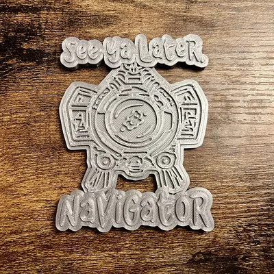 Nam châm bay Navigator 8x3mm phong cách phim 80s