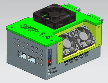 Hộp điện tử SKR 1.4 với quạt làm mát và lỗ gắn M4 - Image 1