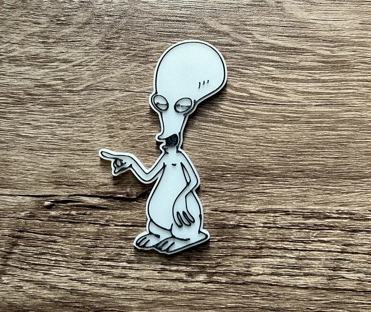 Nam châm Roger từ bộ phim American Dad (8x3mm) - Image 1