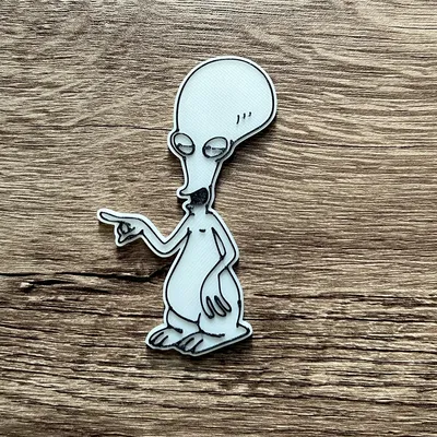 Nam châm Roger từ bộ phim American Dad (8x3mm)